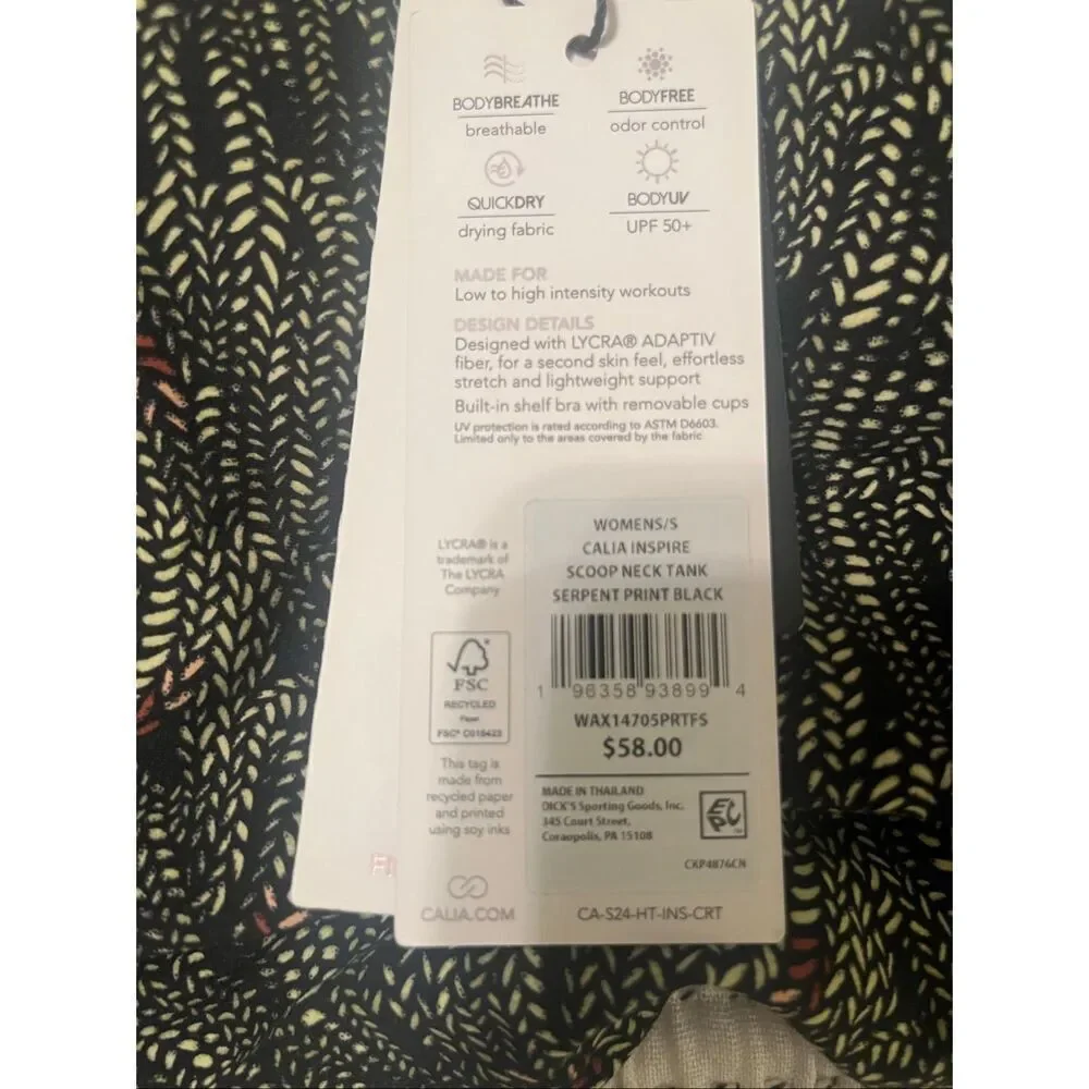 CALIA Women's Inspire Scoop Neck Tank NEW NWT